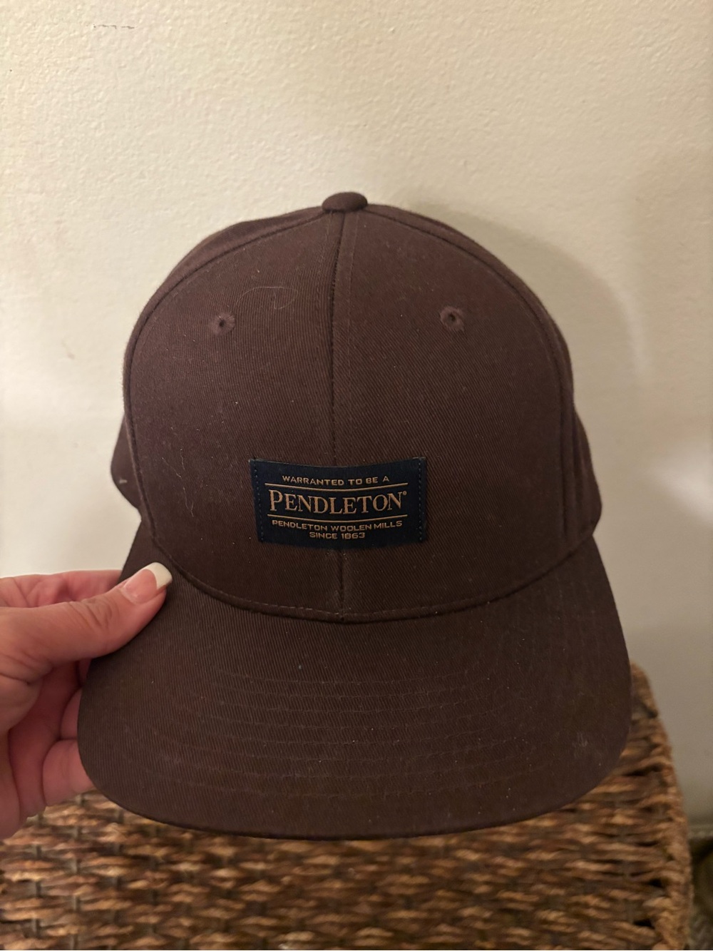 Pendleton Brown Patch Front Baseball Cap
